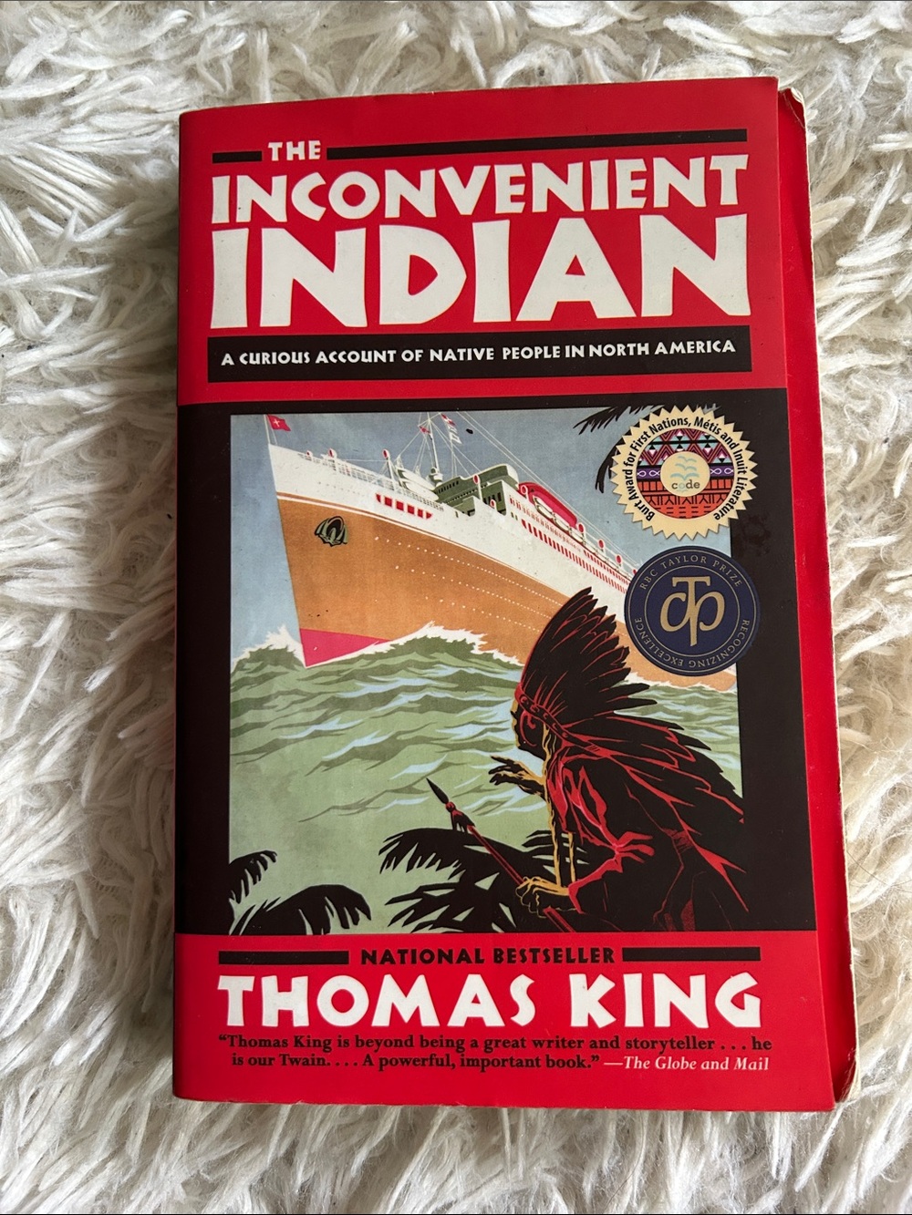 The Inconvenient Indian by Thomas King (Red Cover) paperback
